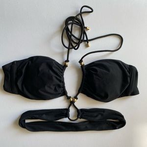 NEVER WORN S Vix Paul Ahermanny Halter Tie Bikini Top